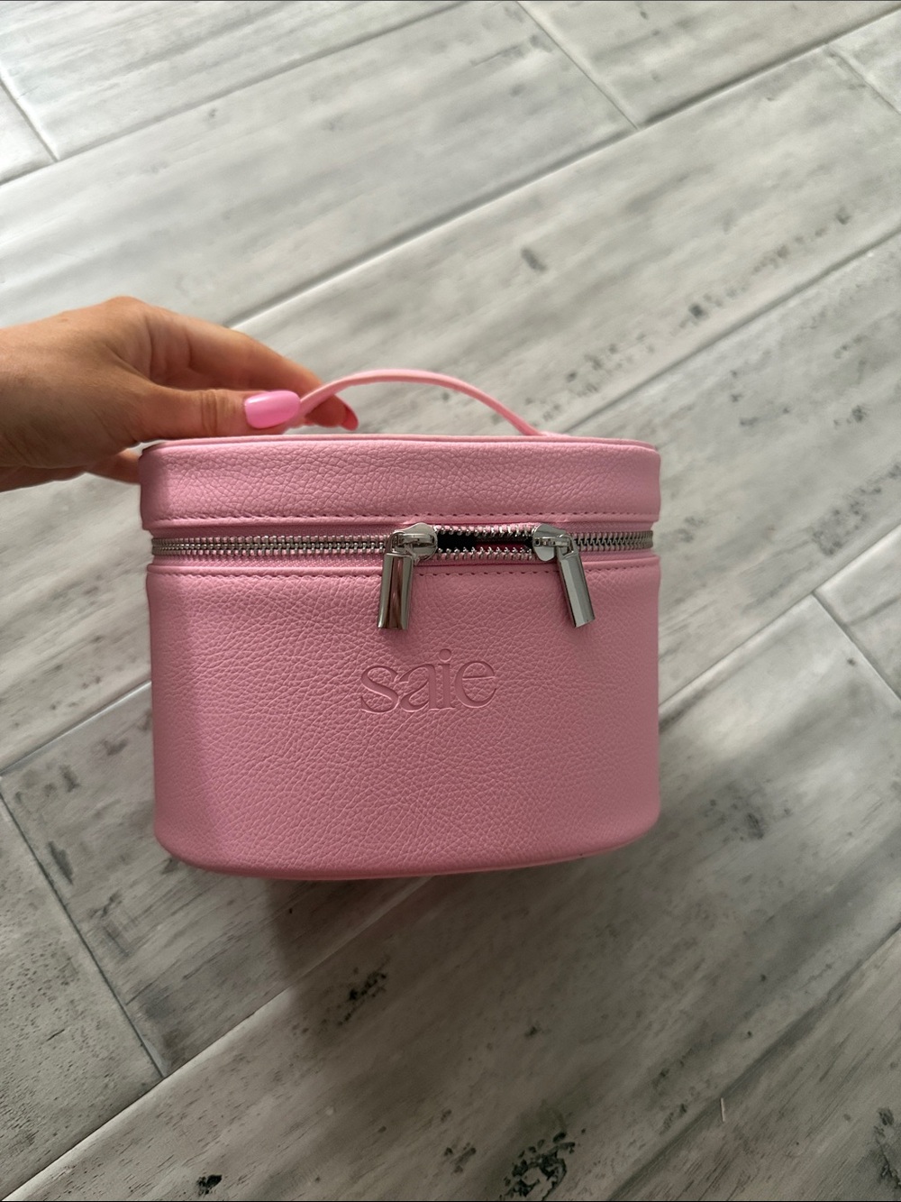 Saie The Mini Pink Vanity Case